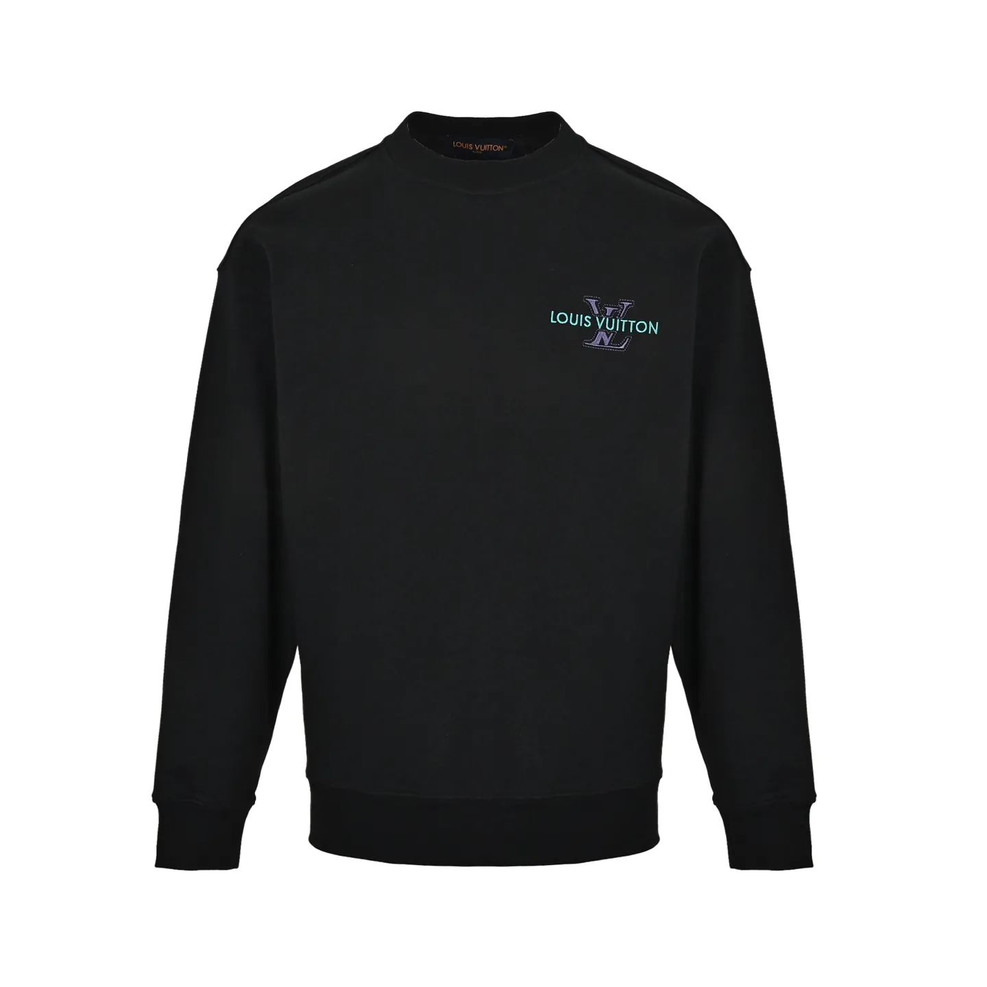 Louis Vuitton/Louis Vuitton presbyopic letter embroidered round neck sweatshirt